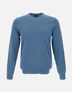 Paul Smith Organic Cotton Air Force Blue tröja