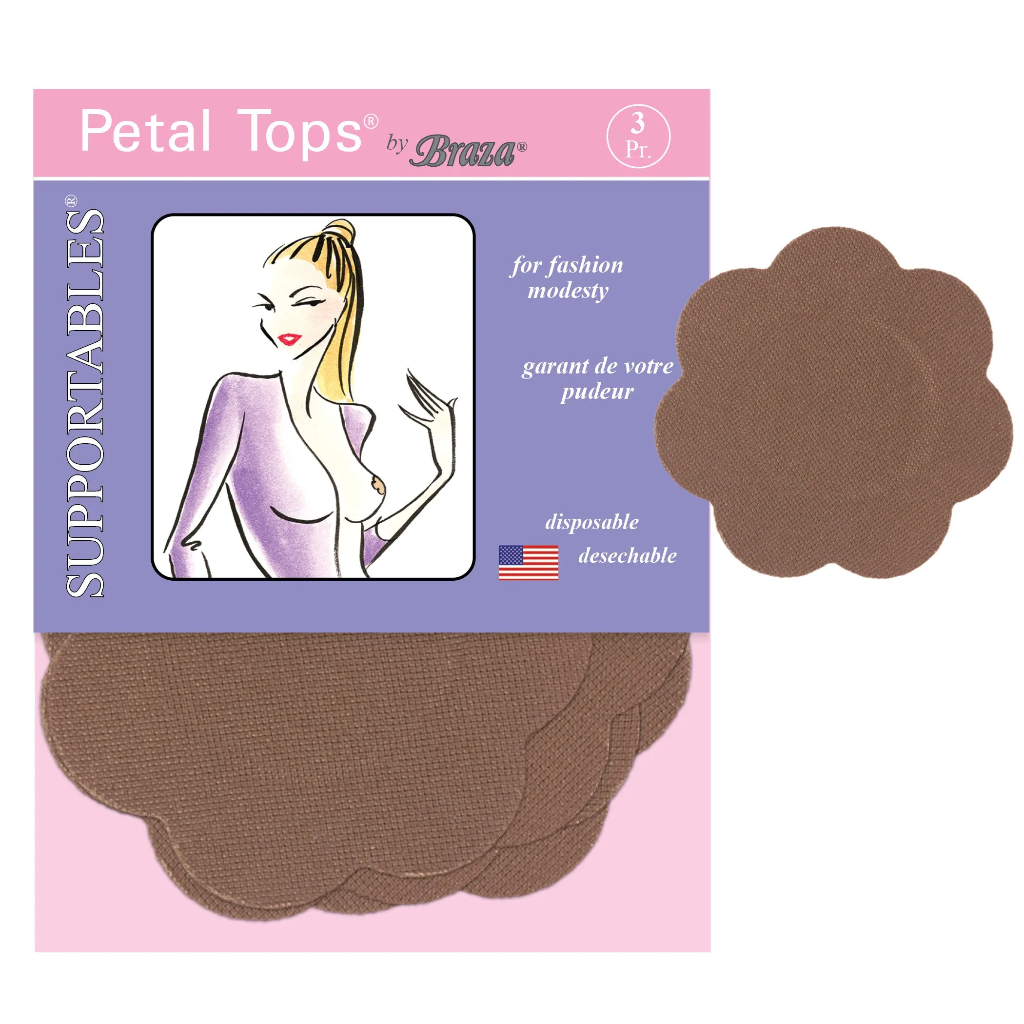 PETAL TOPS DISPOSABLE