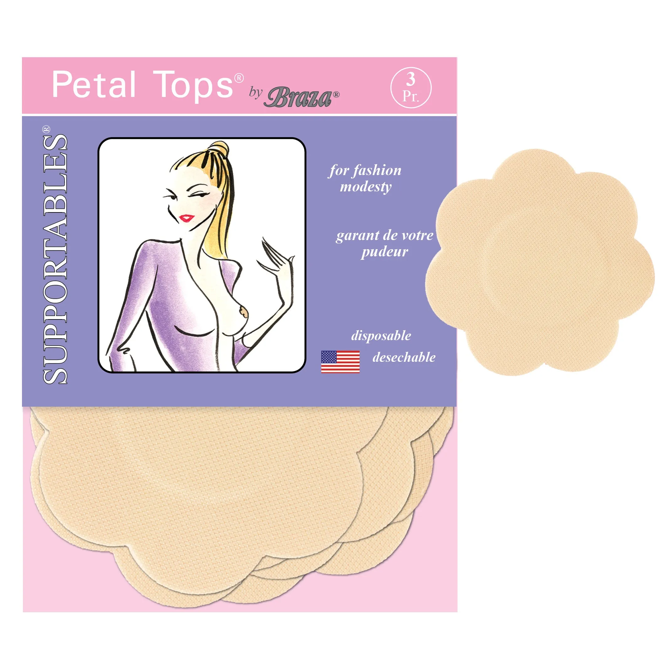 PETAL TOPS DISPOSABLE