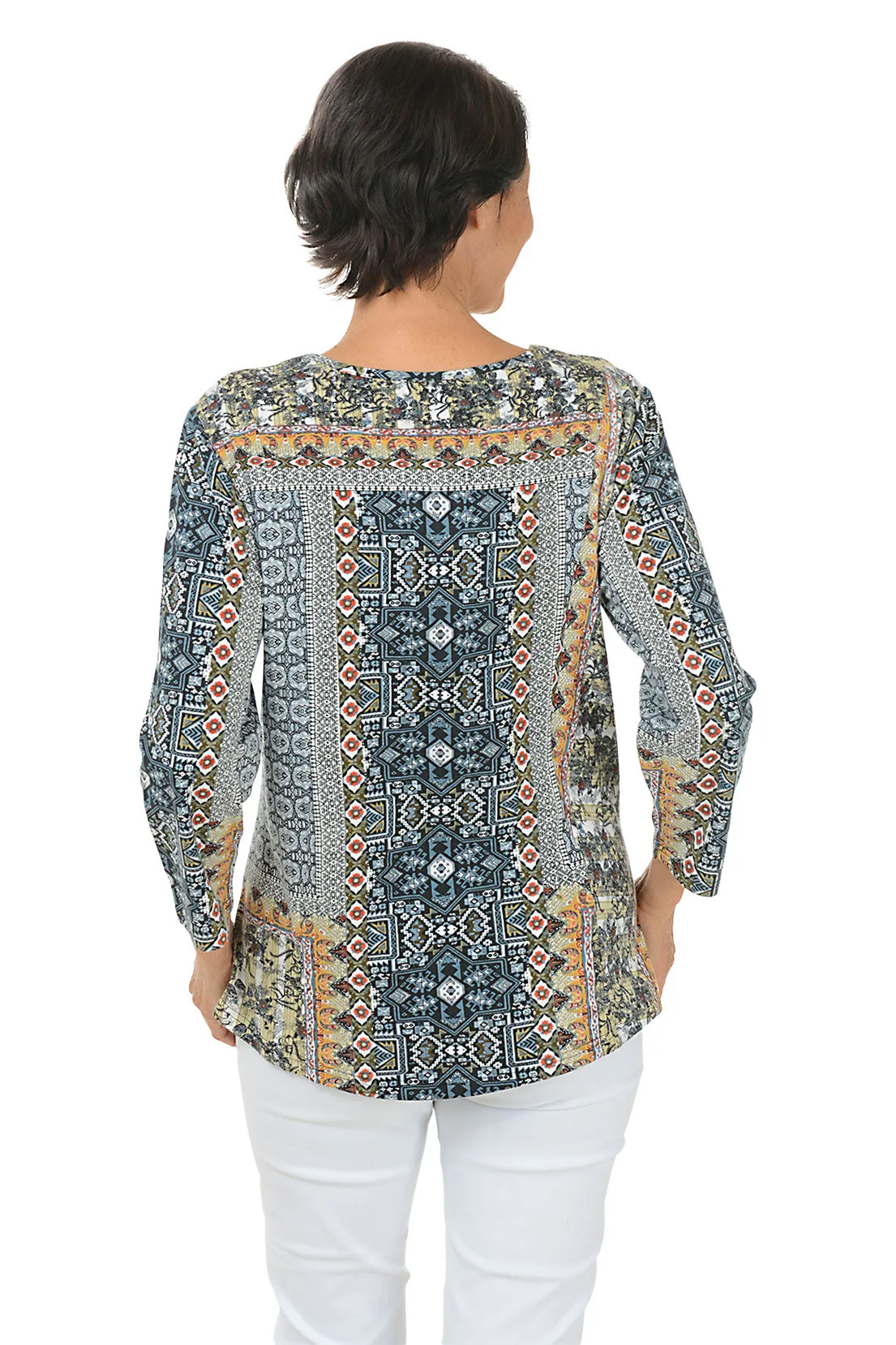 Petite Hilary 3/4 Sleeve Knit Top