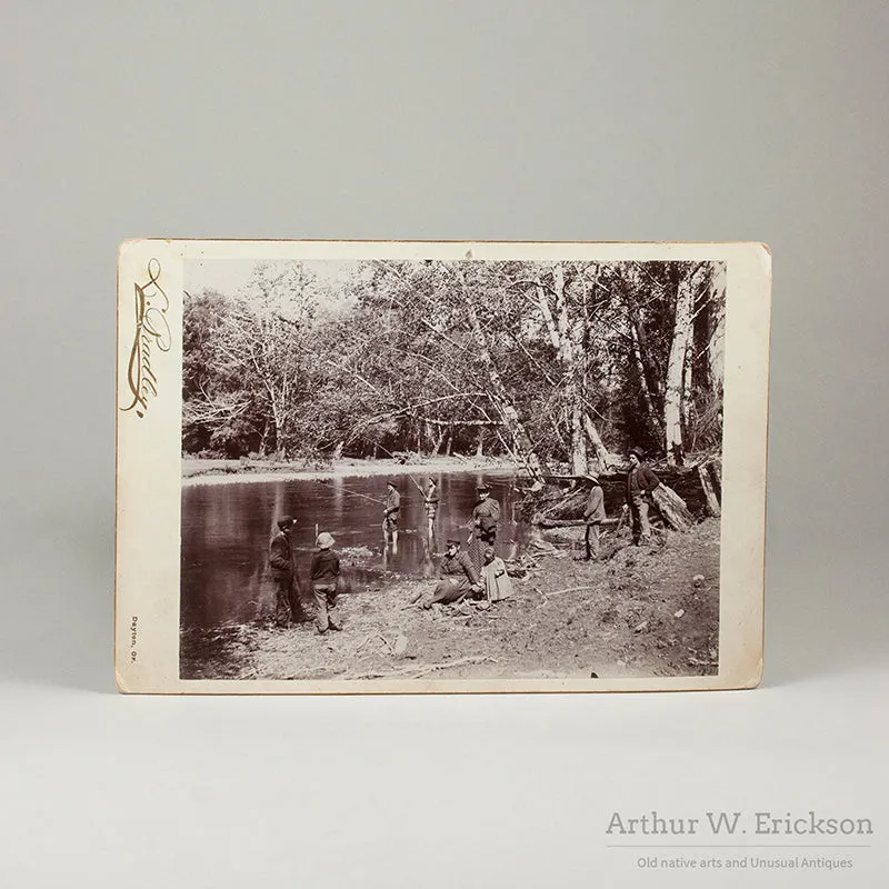 Photo: Fishing the Yamhill River, Dayton, Oregon 1888