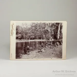 Photo: Fishing the Yamhill River, Dayton, Oregon 1888