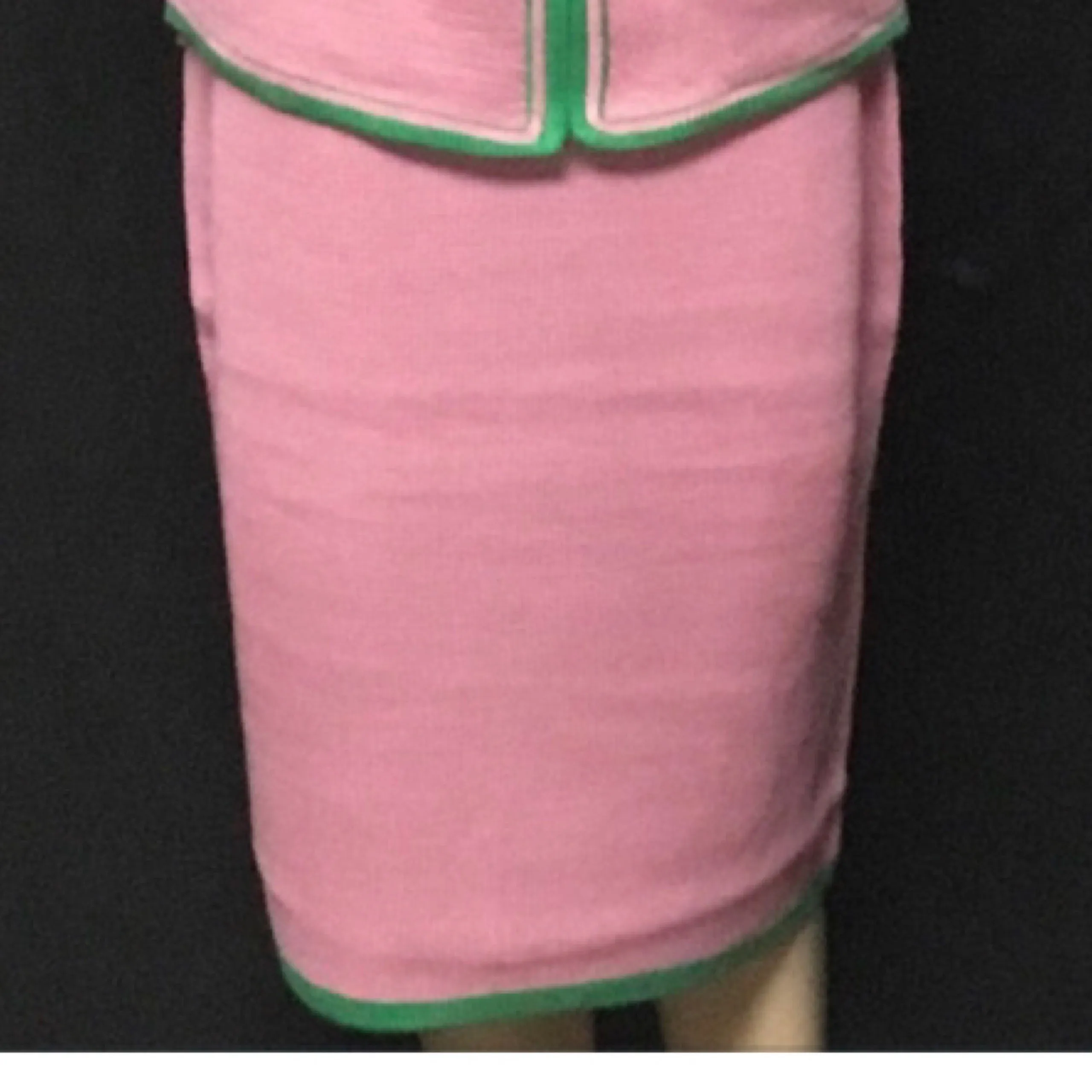 Pink/Green Knit Skirt