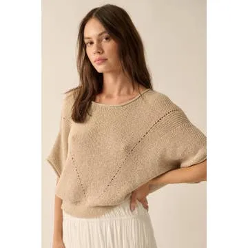 Pointelle Knit Sweater