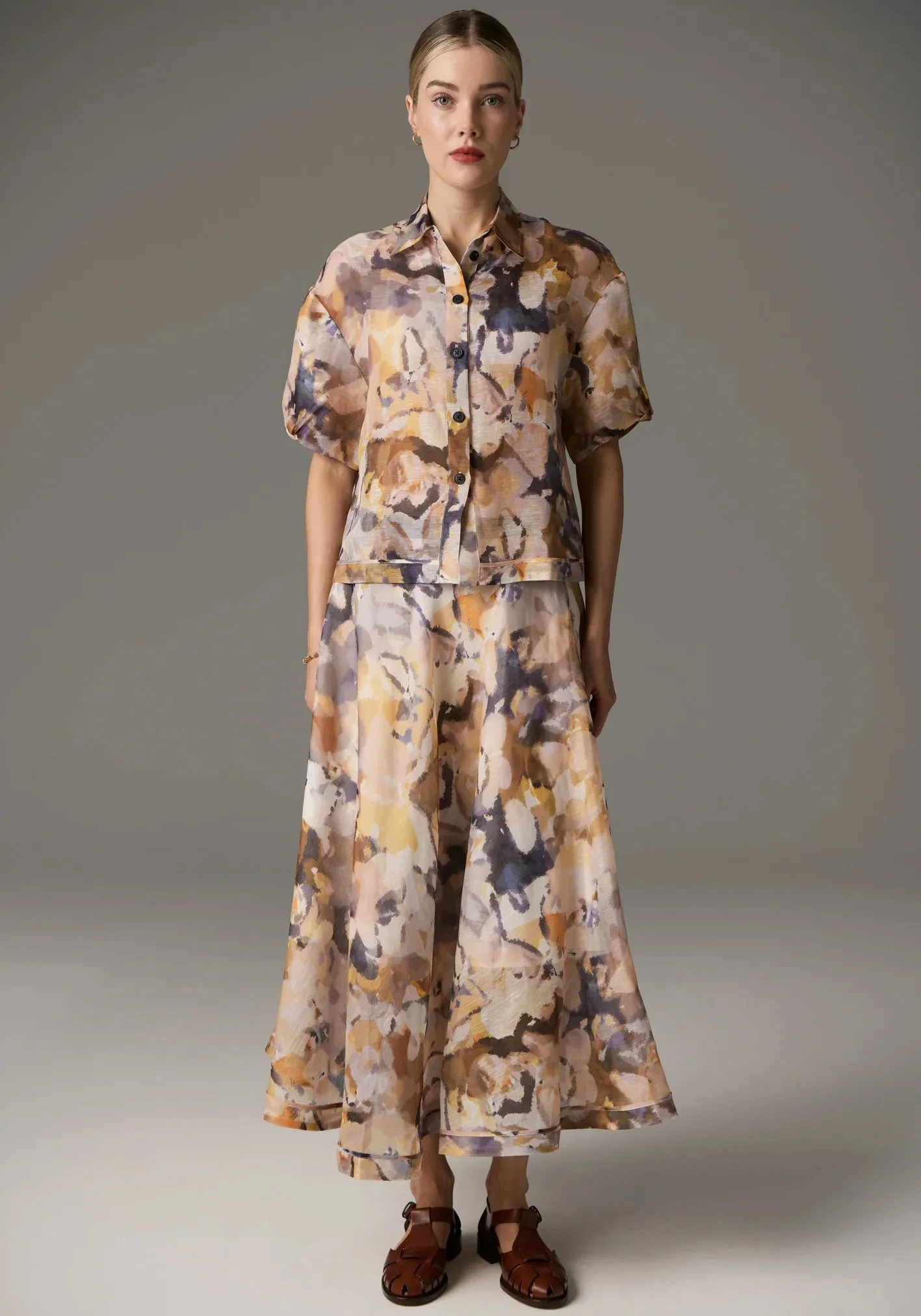 Pol Clothing -  Collage Camp Shirt - Collage Print