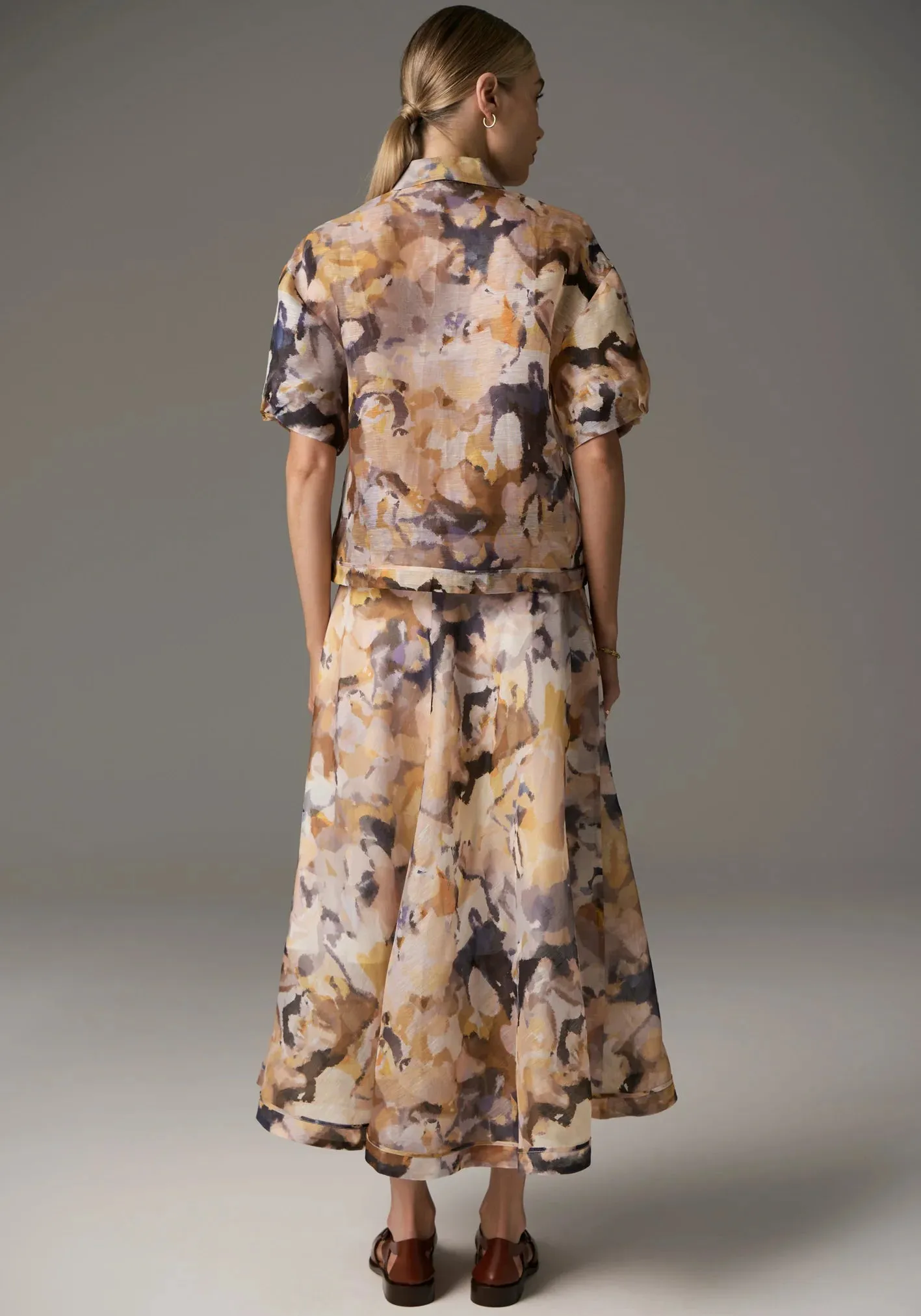 Pol Clothing -  Collage Camp Shirt - Collage Print