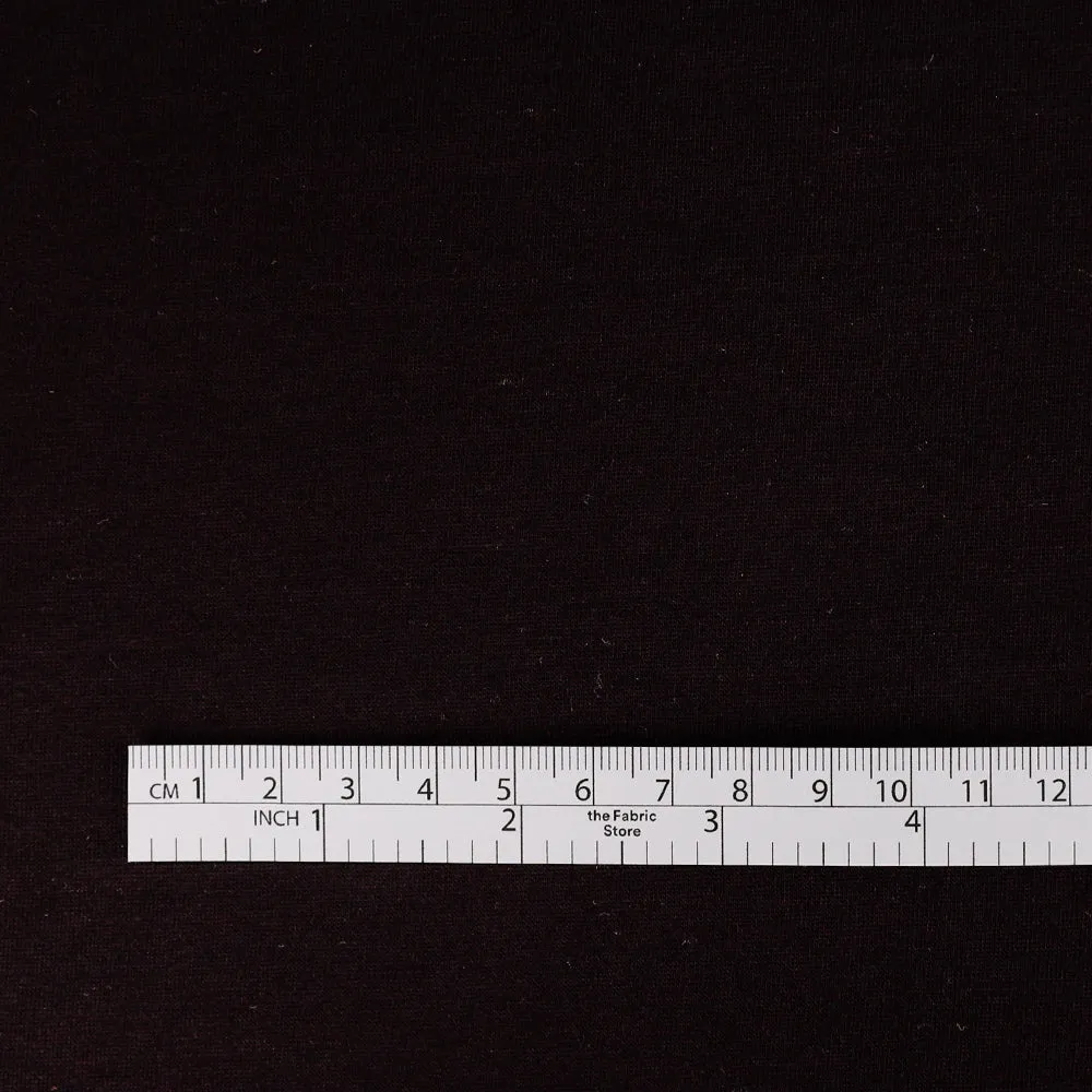 Poly / Merino Jersey - Ebony