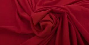 Polyester Knit Red