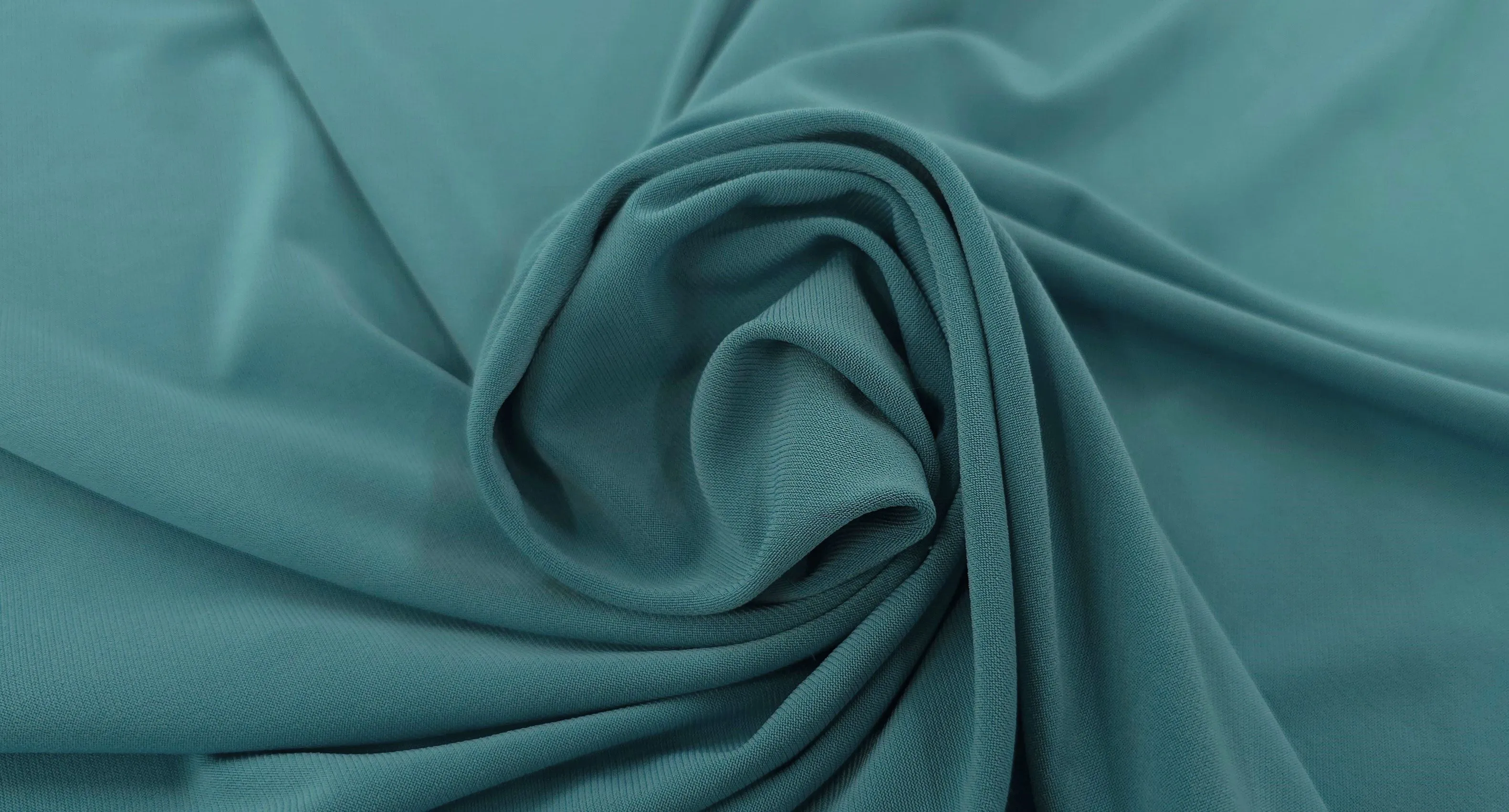 Polyester Knit Vintage Blue