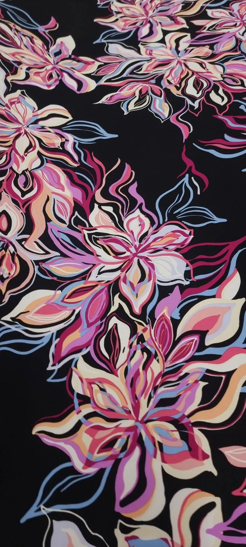Printed Knit Floral Fantasy