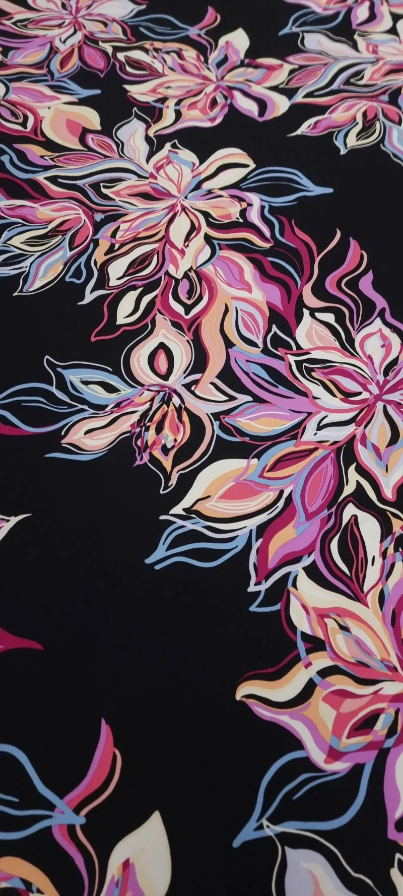 Printed Knit Floral Fantasy