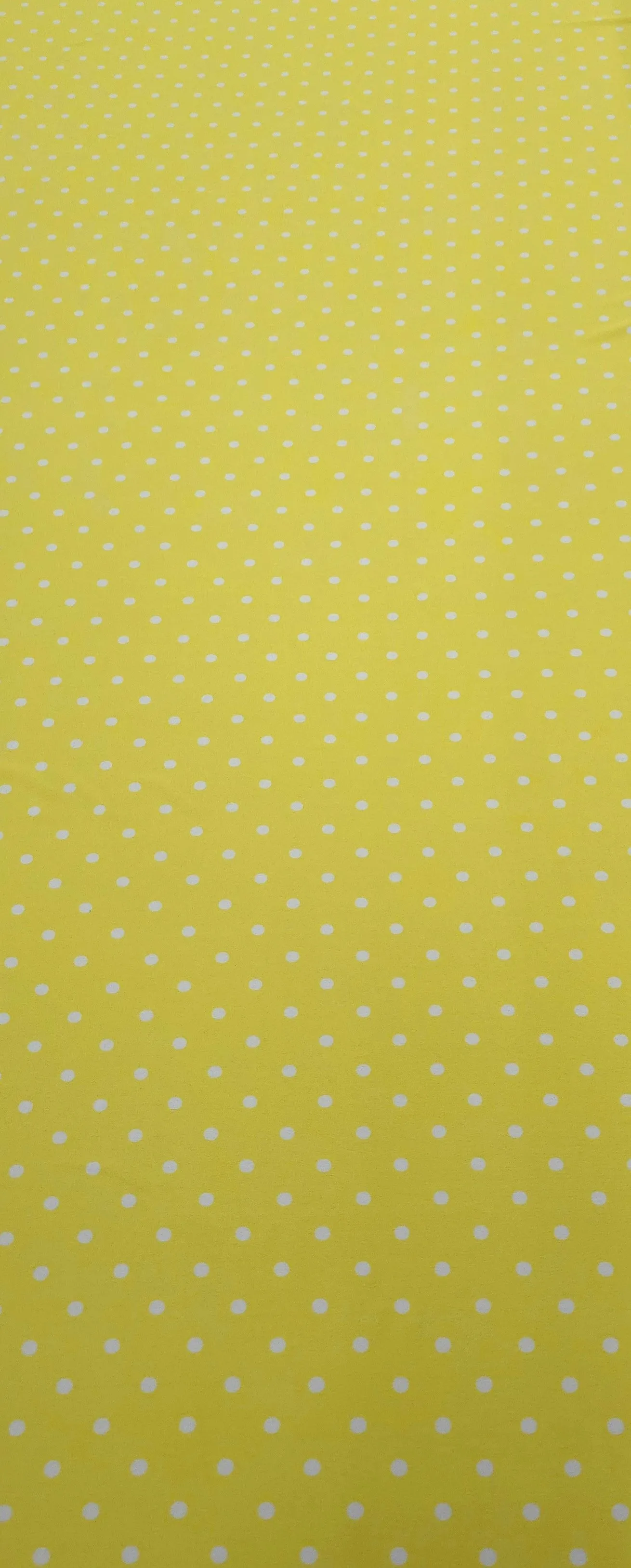 Printed Knit Yellow Polka