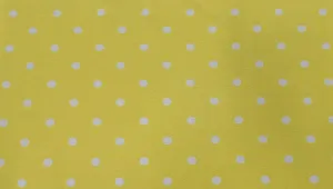 Printed Knit Yellow Polka