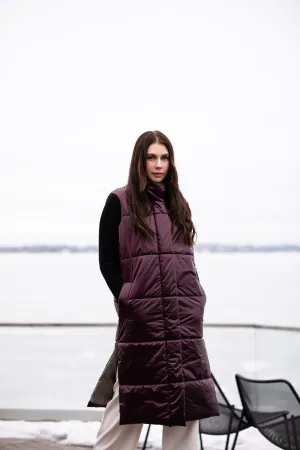 PUFFER VEST, LONG