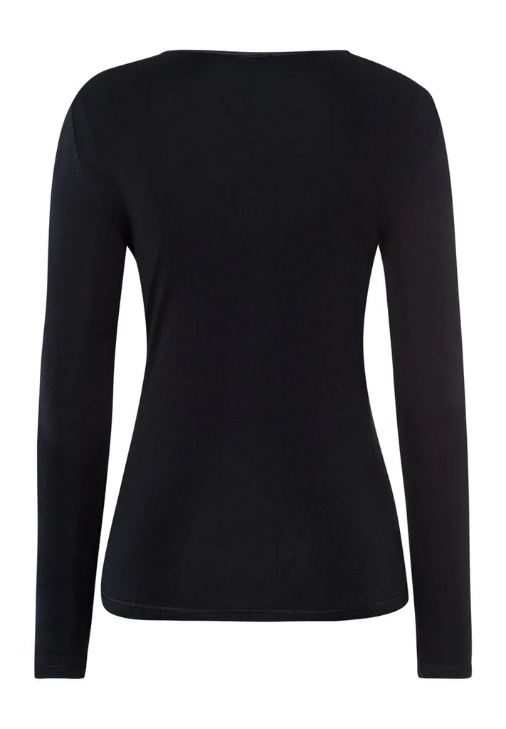 Pure Silk - Long-Sleeved Top