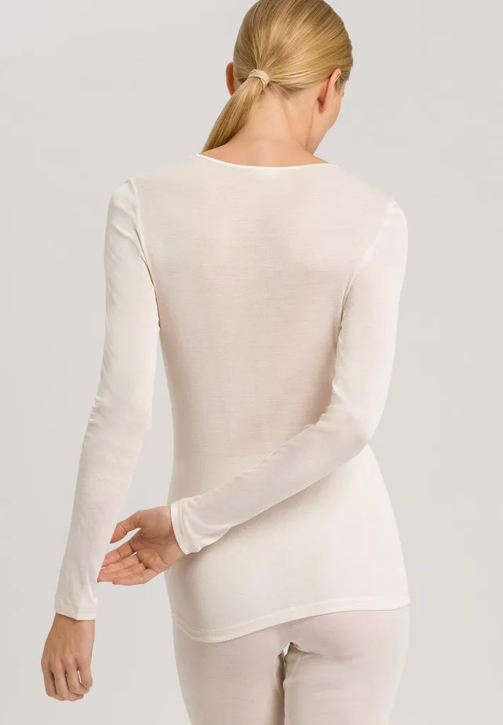 Pure Silk - Long-Sleeved Top