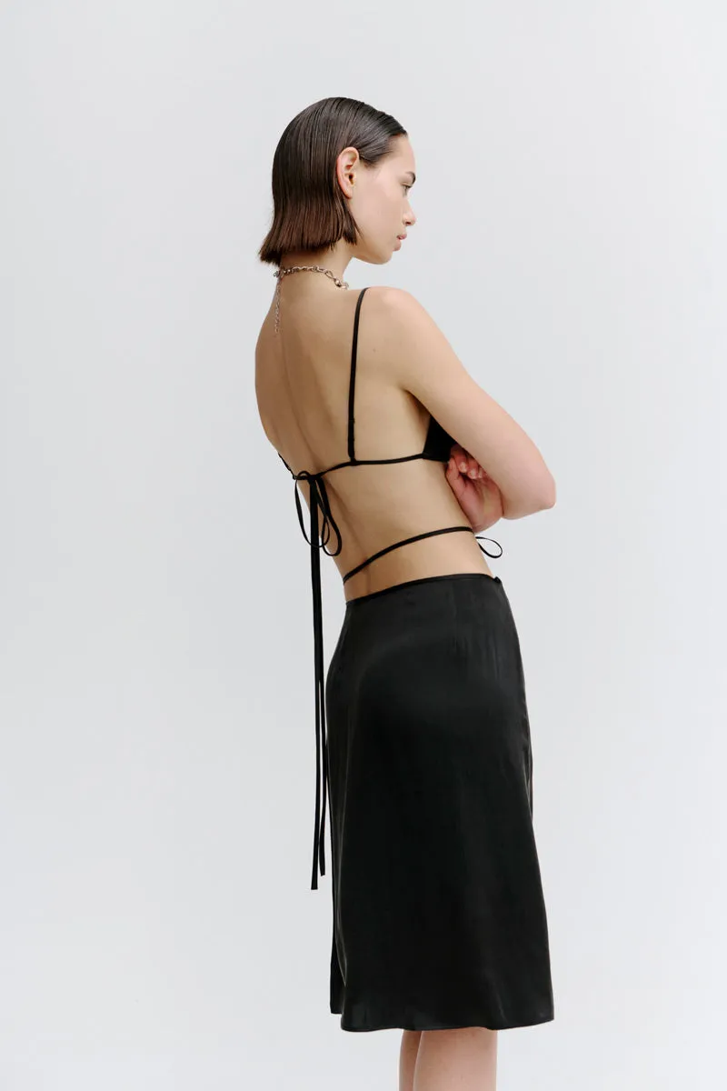 PV Axis Crop Top // Black