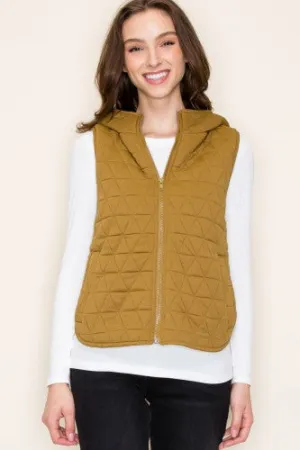 Quilted Knit Vest