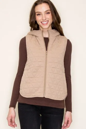 Quilted Knit Vest