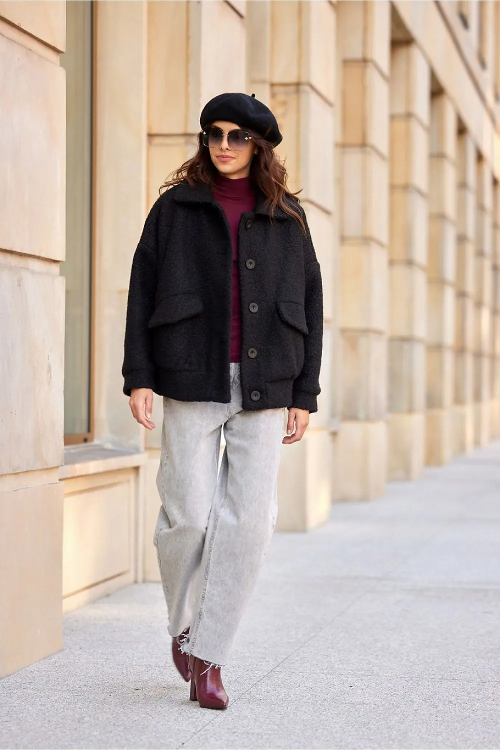 Quilted Sheepskin Classic Jacket