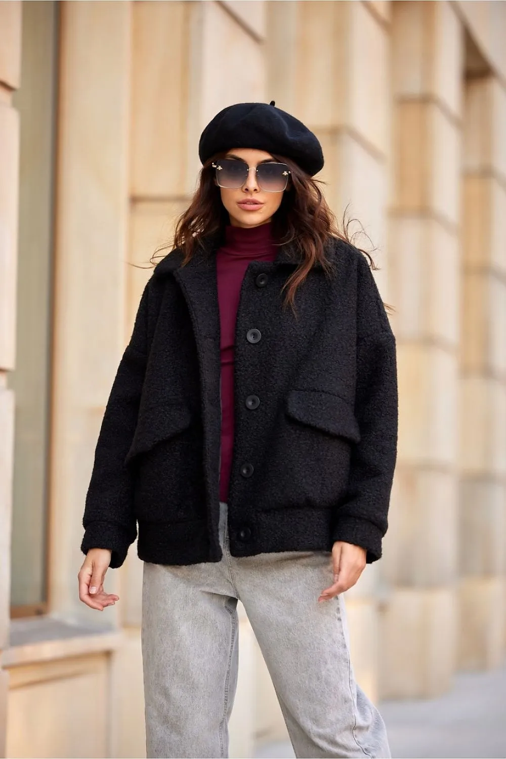 Quilted Sheepskin Classic Jacket