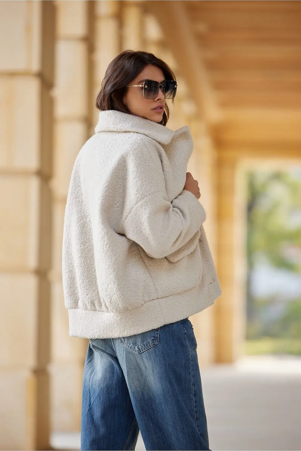 Quilted Sheepskin Classic Jacket