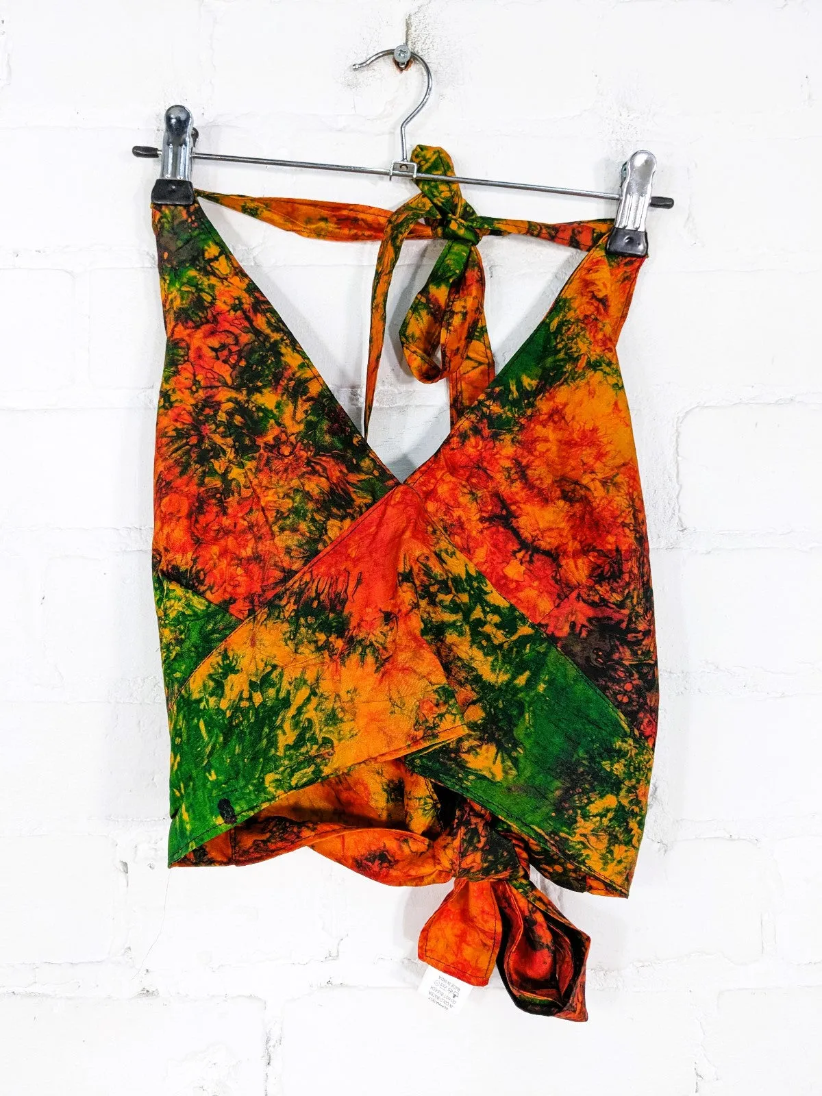 Recycled Sari Silk Vest Top