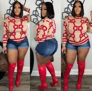 Red Knit Sweater