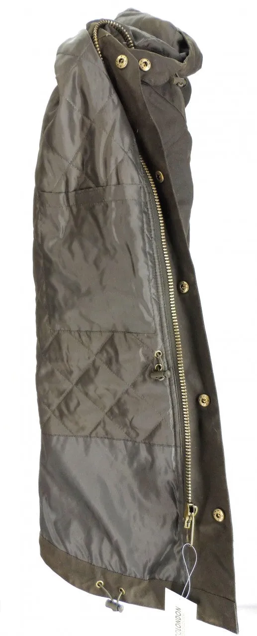Relco Olive Green Waxed Military Style Coats