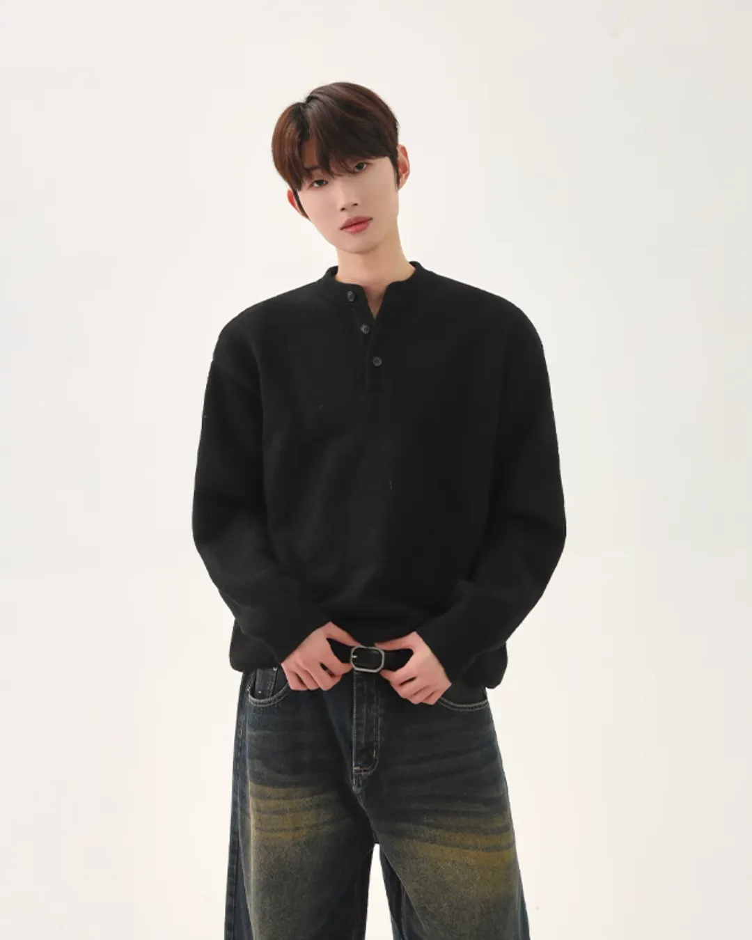 Retro Polo Knit Tops CBJ0109