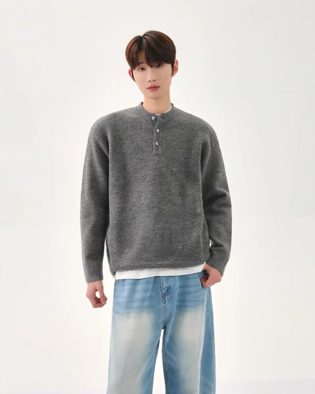 Retro Polo Knit Tops CBJ0109