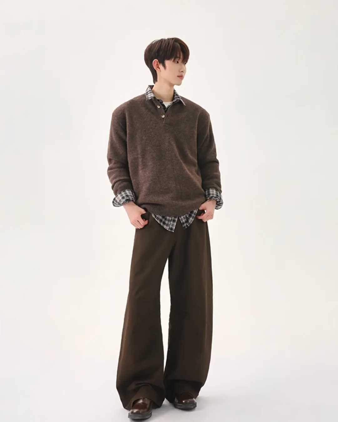 Retro Polo Knit Tops CBJ0109