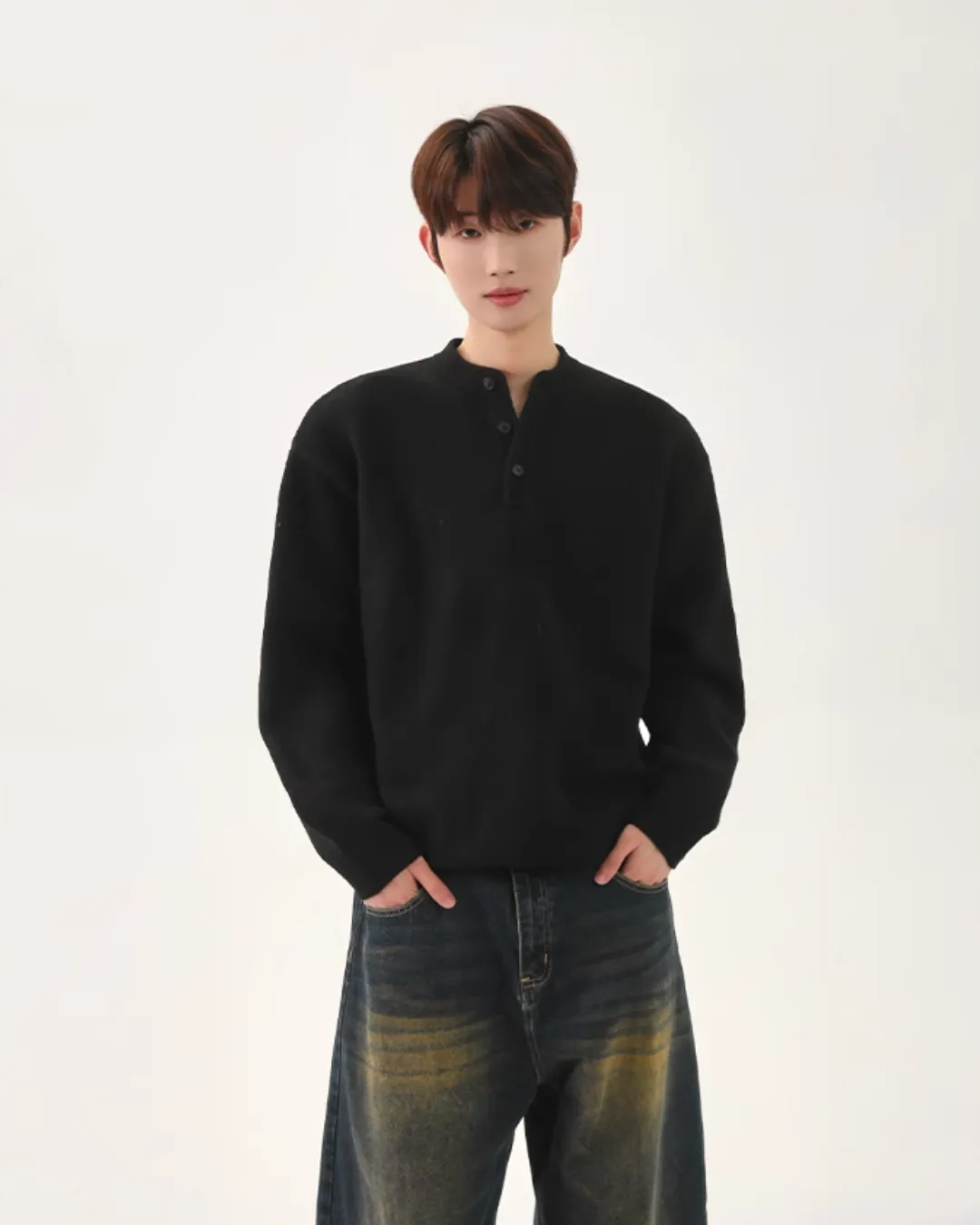 Retro Polo Knit Tops CBJ0109