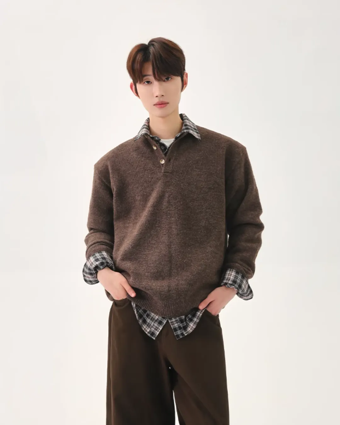 Retro Polo Knit Tops CBJ0109