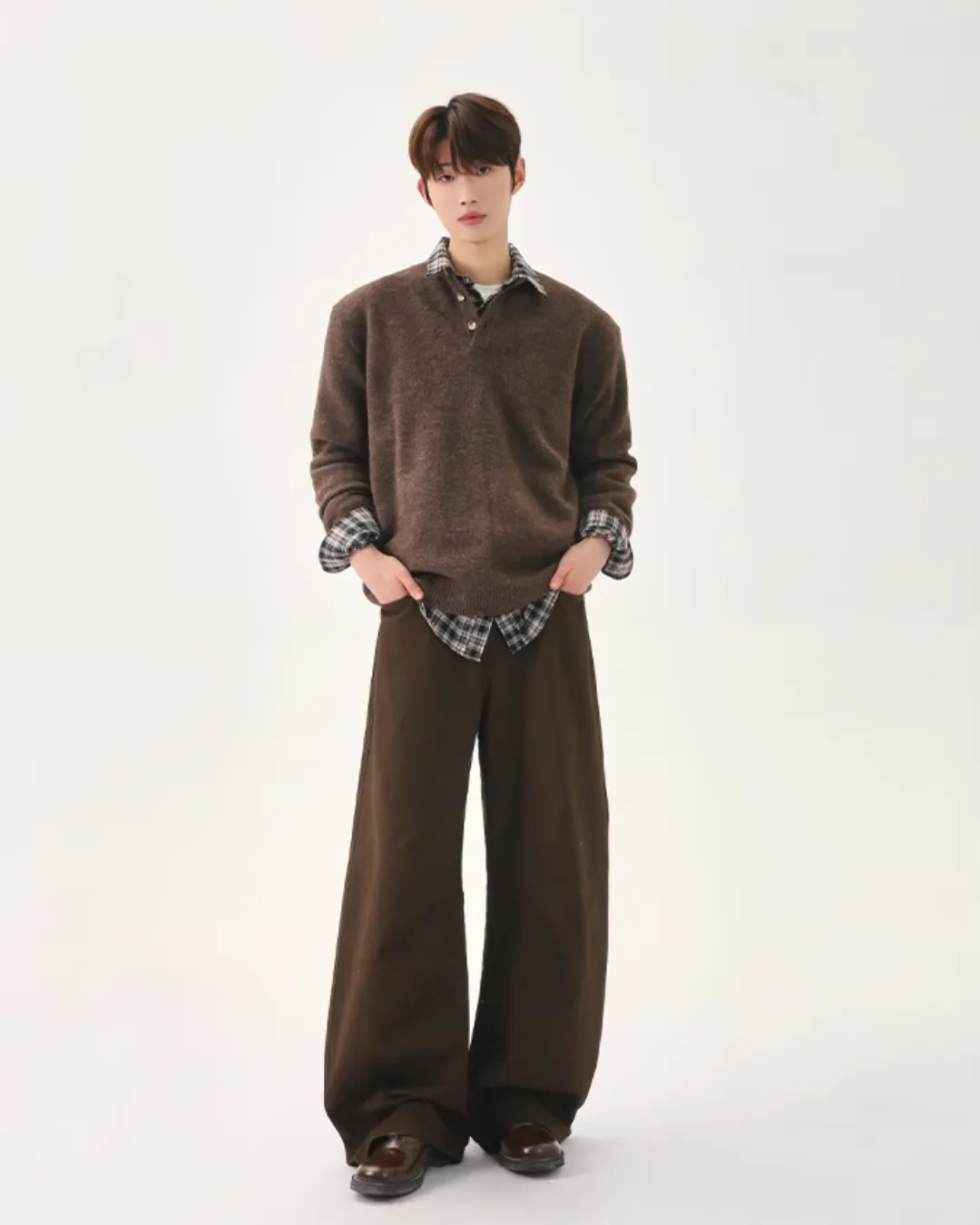 Retro Polo Knit Tops CBJ0109