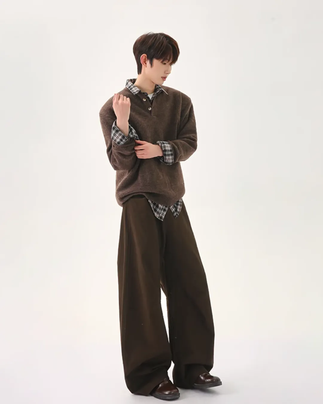 Retro Polo Knit Tops CBJ0109