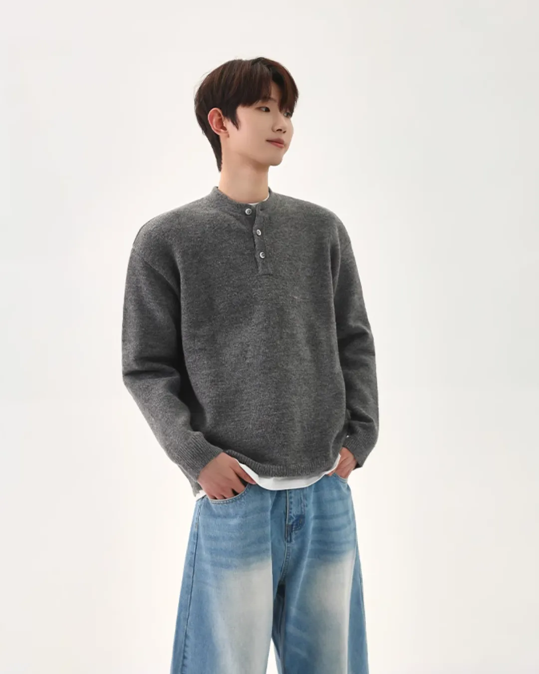 Retro Polo Knit Tops CBJ0109