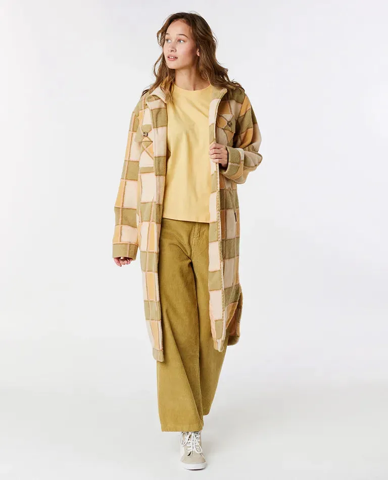 Rip Curl Long Line Check Jacket