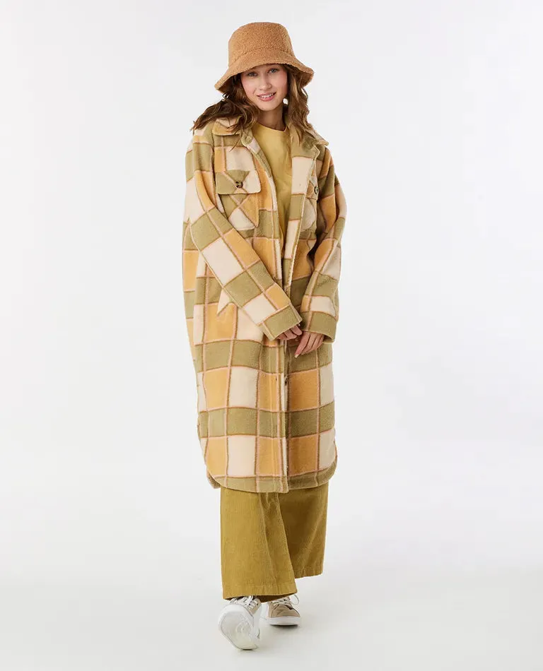 Rip Curl Long Line Check Jacket
