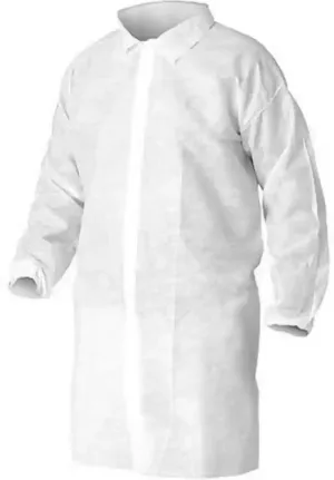 RiteTouch - White XL Size Non Woven Lab Coats, Pack of 30/Case - LCP2514