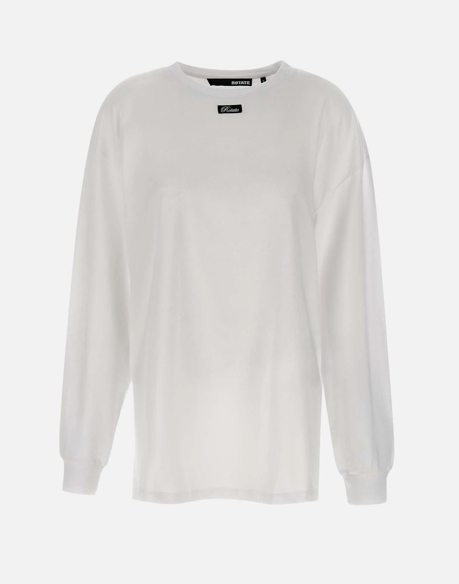 Rotera Birger Christensen Thin Cotton T -shirt med logotyp