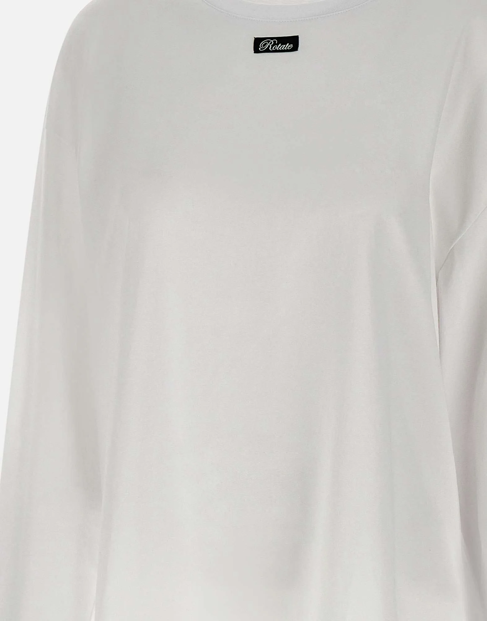 Rotera Birger Christensen Thin Cotton T -shirt med logotyp
