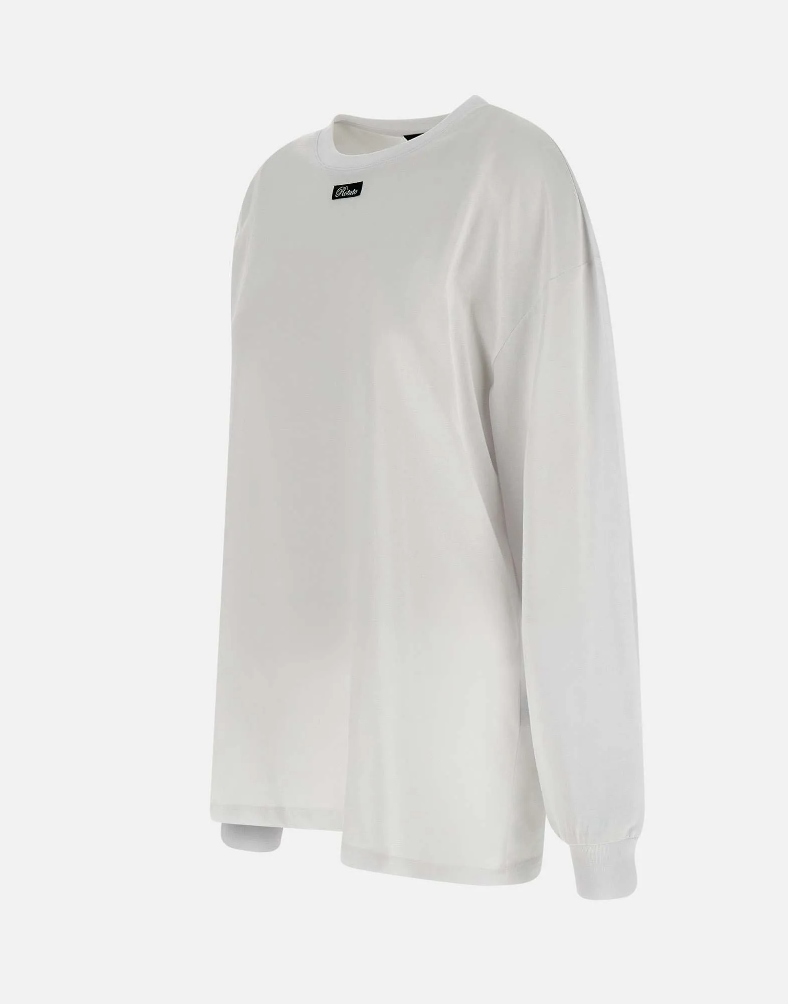 Rotera Birger Christensen Thin Cotton T -shirt med logotyp