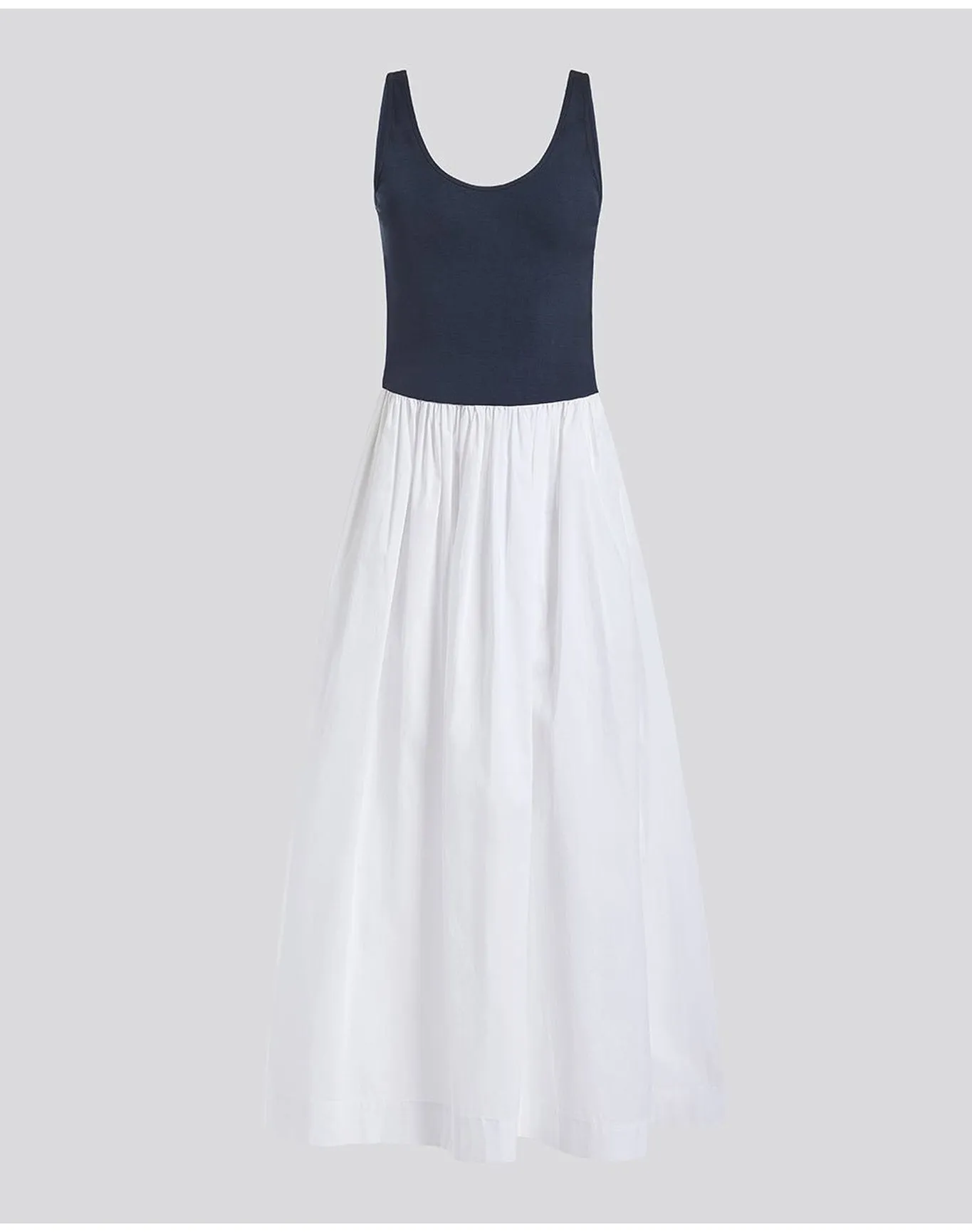 Samantha Dress & | French Navy/Ecru
