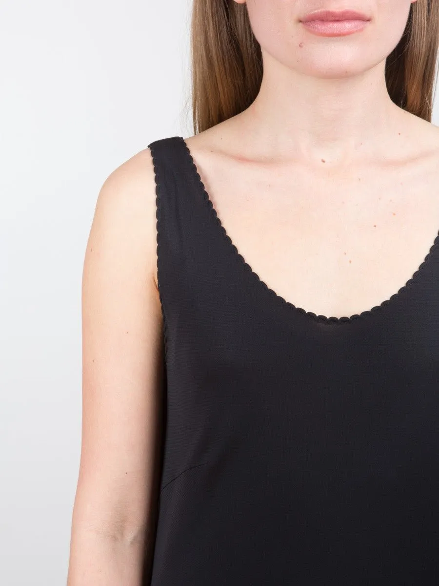 scalloped dress