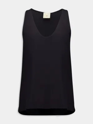 Serena Silk Crepe Tap Shoe Top