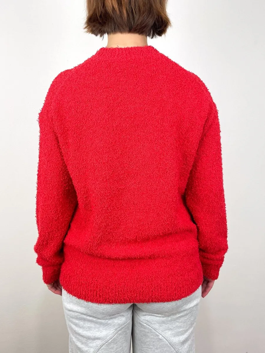 Serviette Crewneck Easy Pullover in Red