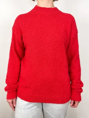 Serviette Crewneck Easy Pullover in Red