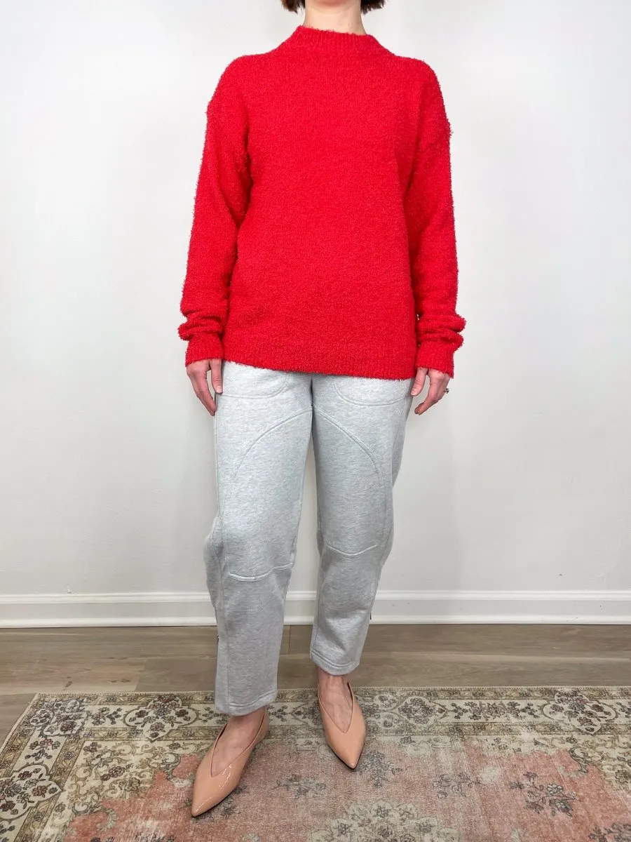 Serviette Crewneck Easy Pullover in Red