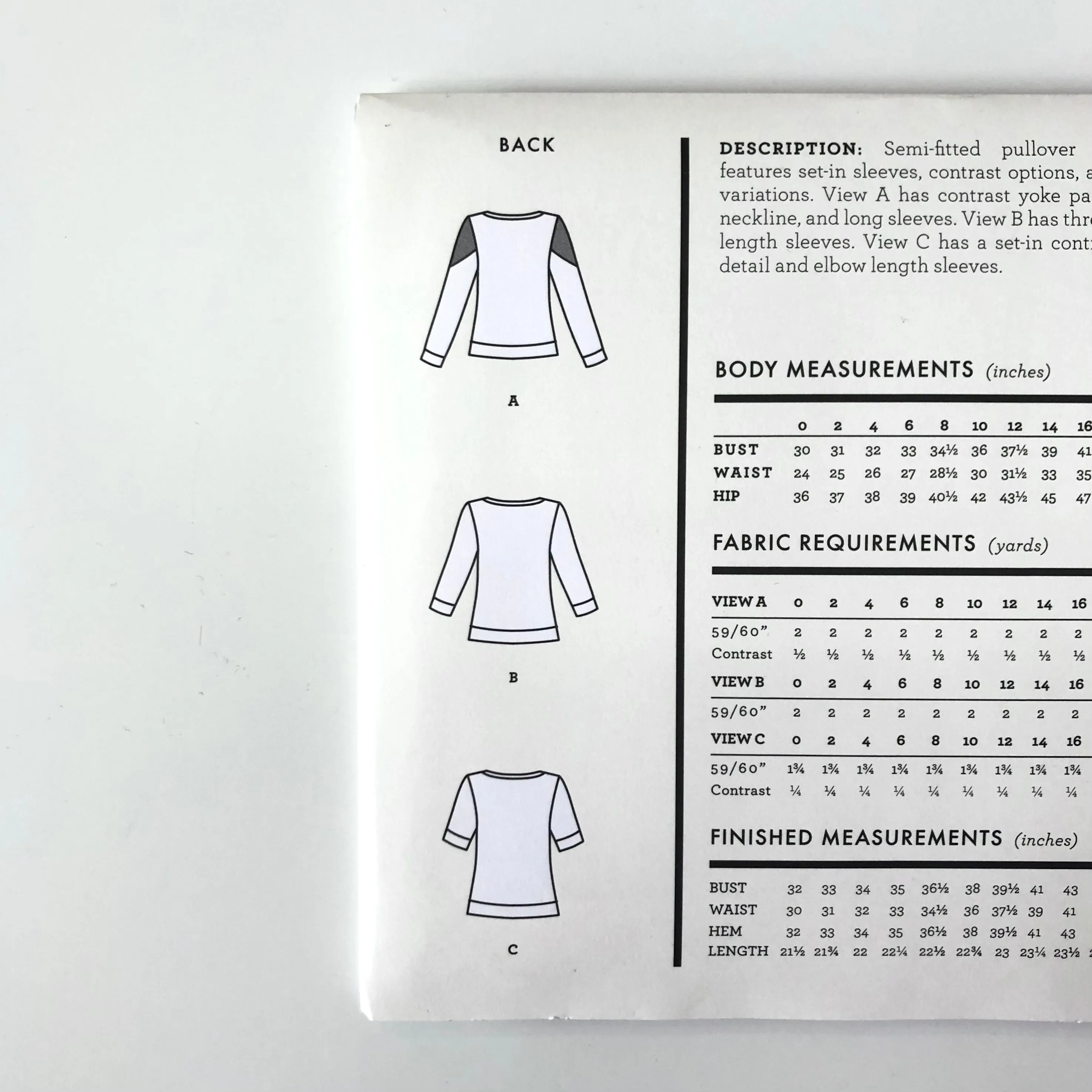 Sewaholic Patterns : Fraser Sweatshirt